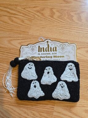 Wandering Moon Beaded Ghost Travel Pouch